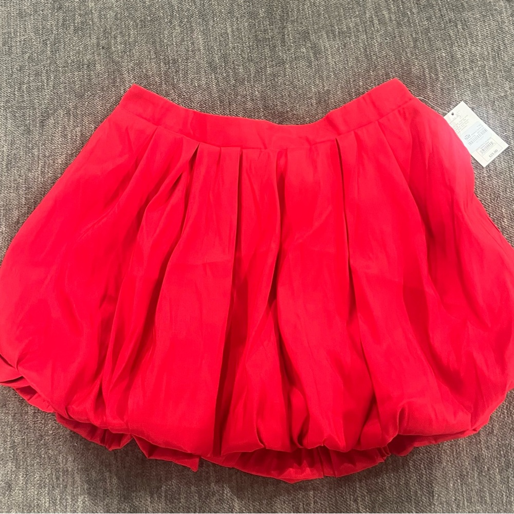 a new day Bright Red A-Line Skirt